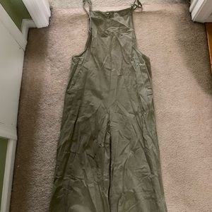 Olive green jumpsuit